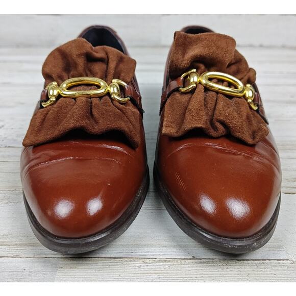 CABLE & CO. Brown "1901 Fine Shoes" Women's Vintage/Retro US 6.5-7/EU37 Loafers - Picture 3 of 10